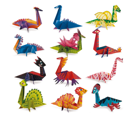 Origami Dinosaurios-Ludatticca