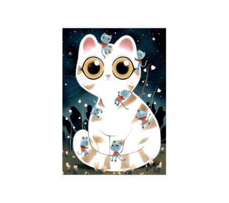 Wizzy Puzzle Tierno gatito-Djeco