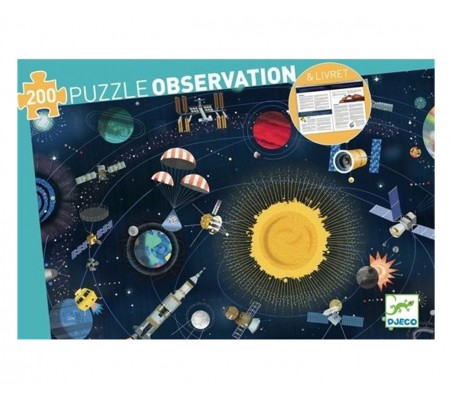 Puzzle observación Espacio  Djeco