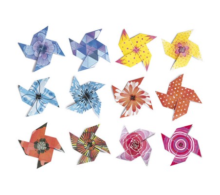 Origami Molinillos de Viento  Ludatticca